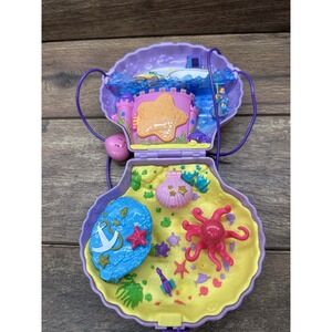2019 Polly Pocket Tiny Power Sea‎ Shell Purse Ocean Playset